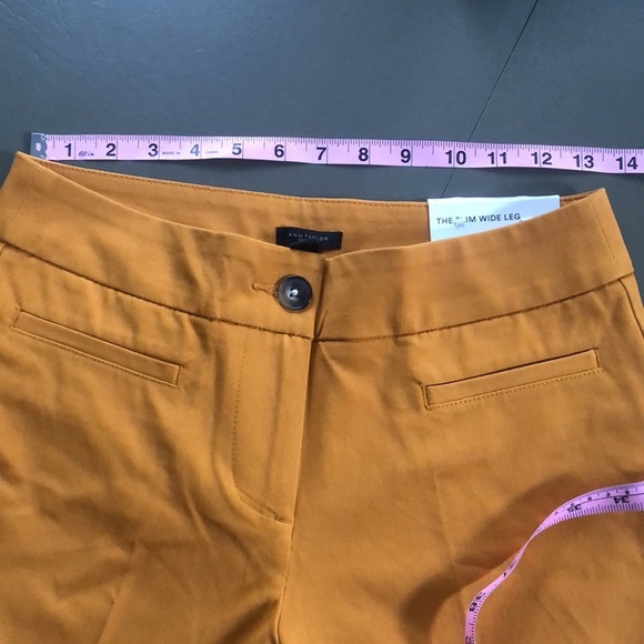 Ann Taylor Slim Wide Leg High Rise Pants - Picture 8 of 12